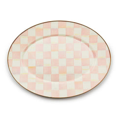Rosy Check Medium Oval Platter