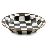 Courtly Check Enamel Pie Plate