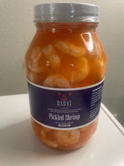 Pickled Shrimp | 32oz Jar Ready To Eat Marinated Shrimp Seafood Snack