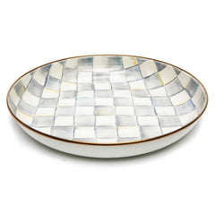 MacKenzie-Childs Sterling Check Abundant Bowl