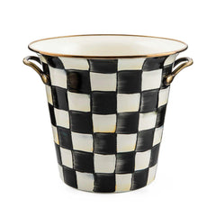 Courtly Check Design Enamel Wine Cooler