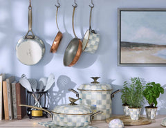 MacKenzie-Childs Sterling Check Cookware 3 Qt. Casserole
