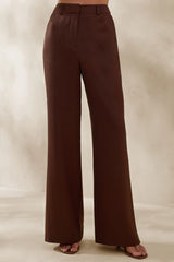 Seloria | Brown Wide-Leg Trouser