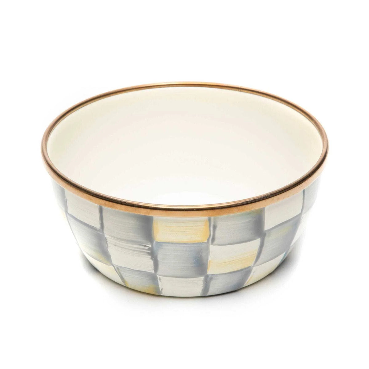 Sterling Check Pinch Bowl