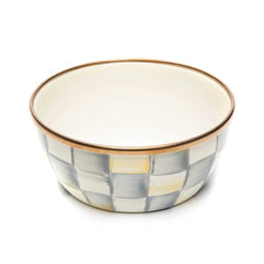 Sterling Check Pinch Bowl