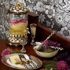 Luxury SoHo Serving Bowl by Mackenzie-Childs - Platinum